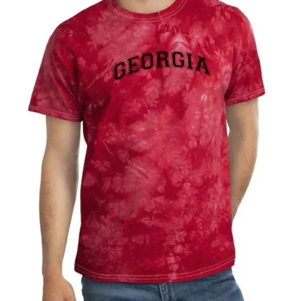 Georgia Tie Dye Tee - Vibrant & Stylish Design by SmartPrintsInk
