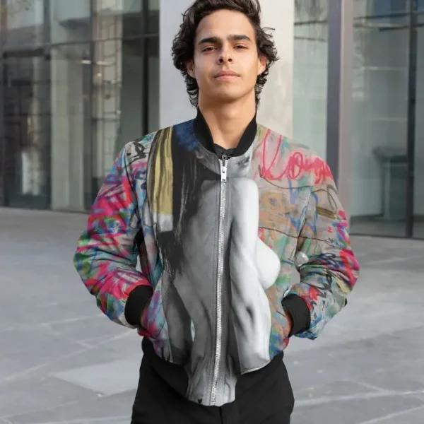 Griet Street Art Bomber Jacket