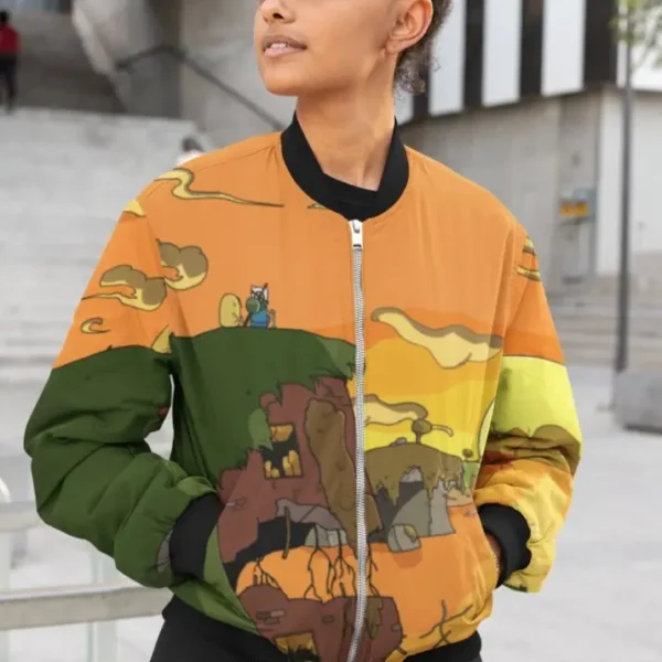 Nature Female Bomber Jacket