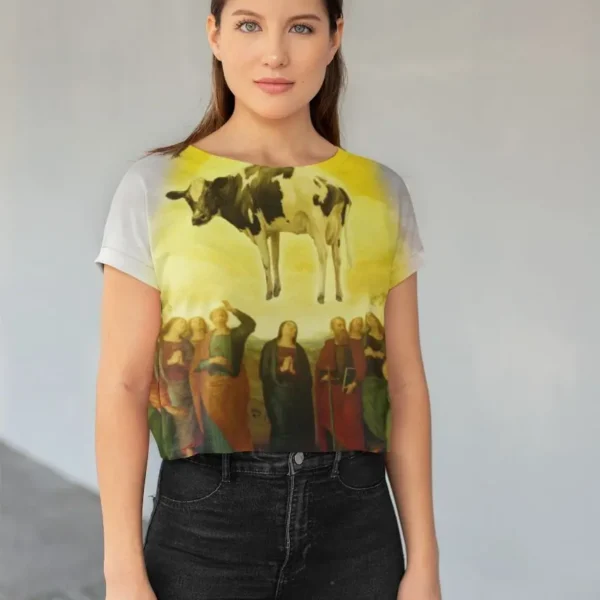 Abduction All-Over Print Crop Tee