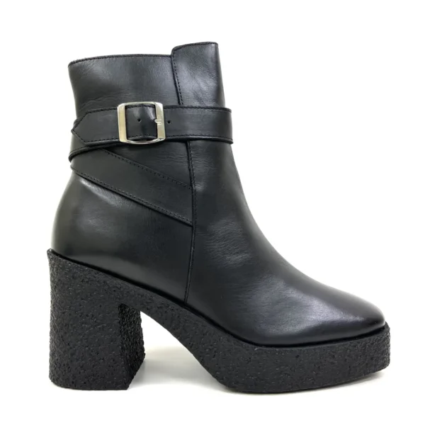 Lara Black Platform High Heels