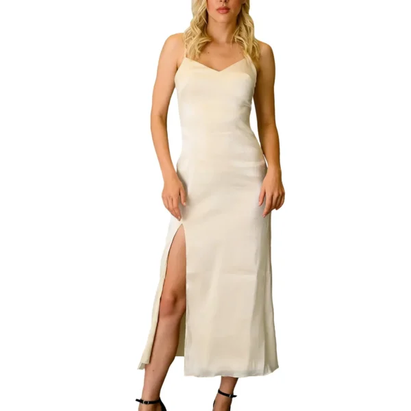 Formal Midi Slip Dress