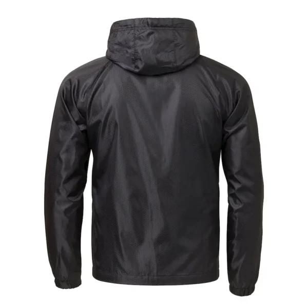 Mens Lightweight Rain Jacket Windbreaker Water-Resistant Hooded Outerwear